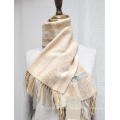 New Design Women Infinity Jacquard Wool Scarf